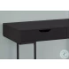 7556 Black 2 Drawer 48" Computer Desk