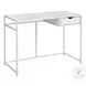 7570 White 42" Computer Desk