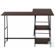 7590 Espresso and Black 48" Computer Desk