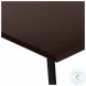 7590 Espresso and Black 48" Computer Desk
