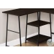7590 Espresso and Black 48" Computer Desk