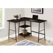 7590 Espresso and Black 48" Computer Desk