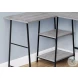 7591 Gray and Black 48" Computer Desk