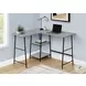 7591 Gray and Black 48" Computer Desk