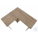 7592 Dark Taupe Corner Computer Desk