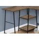 7593 Brown Reclaimed and Black 48" Computer Desk