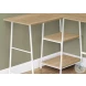 7597 Natural and White Marble 48" Computer Desk