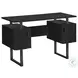 7606 Warm Black Oak 48" Computer Desk