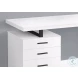 7646 White And Black 48" Computer Desk
