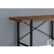 7655 Walnut And Black 48" Computer Desk