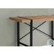 7657 Brown And Black 48" Computer Desk