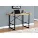 7658 Natural And Black 48" Computer Desk