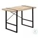 7658 Natural And Black 48" Computer Desk
