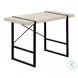 7659 Taupe And Black 48" Computer Desk