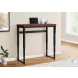 7676 Cherry And Black Adjustable Height Computer Desk