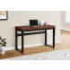 7676 Cherry And Black Adjustable Height Computer Desk