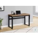 7677 Brown And Black Adjustable Height Computer Desk
