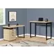 7678 Natural 48" Adjustable Computer Desk