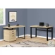 7678 Natural 48" Adjustable Computer Desk