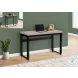 7679 Taupe 48" Adjustable Computer Desk
