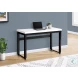 7681 White 48" Adjustable Computer Desk
