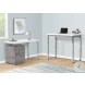7683 White 48" Adjustable Computer Desk