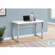 7683 White 48" Adjustable Computer Desk