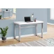 7683 White 48" Adjustable Computer Desk