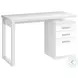 7690 White 48" Computer Desk