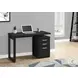 7691 Black 48" Computer Desk