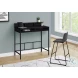 7700 Black Computer Desk With Hutch