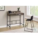 7702 Dark Taupe Computer Desk With Hutch