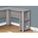 7720 Industrial Grey L Shaped Computer Desk