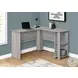 7720 Industrial Grey L Shaped Computer Desk