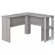 7720 Industrial Grey L Shaped Computer Desk