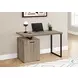 7764 Dark Taupe Computer Desk