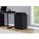 7781 Black Filing Cabinet