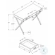7792 Grey Computer Desk