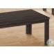 7863P Brown Oak 3 Piece Occasional Table Set