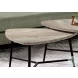 7939P Taupe And Black 2 Piece Occasional Table Set