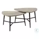 7939P Taupe And Black 2 Piece Occasional Table Set