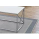 White and Silver 3 Piece Occasional Table Set