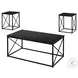 7954P Black Occasional Table Set