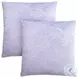 9325 Light Purple Feathered Velvet 18" Pillow Set Of 2