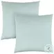 9341 Mint Satin 18" Pillow Set Of 2
