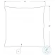 9342 Pale Blue Satin 18" Pillow
