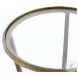 Creighton Aged Brass End Table