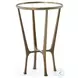Creighton Aged Brass End Table