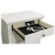 Cambridge White Liv360 3 Drawer Nightstand with LED