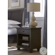 Cambridge Cracked Pepper 1 Drawer Nightstand